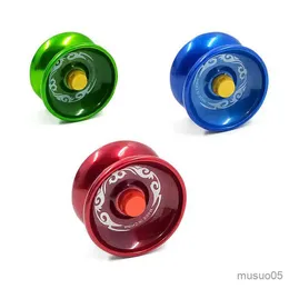 Yoyo Random Color Alloy Yoyo Ball Professional High Performance Speed Cool Alloy Yoyo Leisurely Walk Ball Children Games New