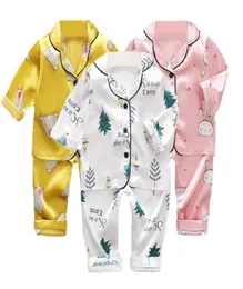 Girl Pajama Sets Baby Boy Clothes Toddle Unicorn Pijama Kids Clothing Bebe Long Top Pant Sleepwear Children039s Pyjamas Nightgo8980891