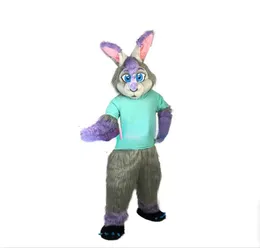 Kanin Walking Figure Mascot Mascot Rabbit Activity Costume Halloween påsktecknad kostym Party Size Christmas