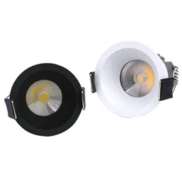 110V 220V LED Mini Ceiling COB Spot Light Lamp 3W 5W Mini LED Downlight White, Black, Led Ceiling Recessed Lamp