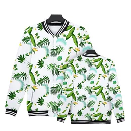 2023 Spring Men Casual Digital Print Cardigan Loose Single Breasted Baseball Shirts Jacket