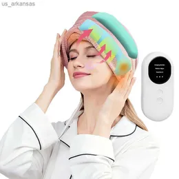 Massageador de Cabeça Elétrica Pressão de Ar Aquecimento Tiara Lenço de Cabeça Airbag Cinto de Massagem Couro Cabeludo Massagem Profunda Enxaqueca Alívio de Dor de Cabeça L230523