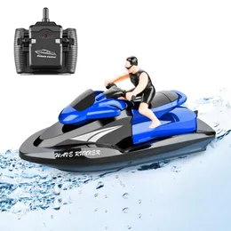 Electric/RC Boats Rapid Rc Boat 2.4G Remote Control Motorboat 20KM/H Brushless Motor High Speed Electric Rc Boats Model Water Toys 230601