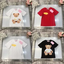 Çocuklar Tişörtler Tasarımcı Angel Girl Tişörtleri Sıradan Erkek Çocuklar Kısa Kollu Plam Plam Plams Tshirts Gençlik Çocuklar Mektup Basılı Tee Moda Bebek Kumaş D9JK#