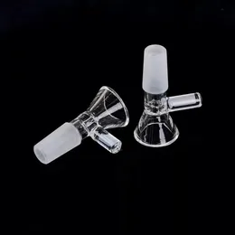 Glass bowl 14mm 18mm Male Joint Handle Beautiful Slide piece smoking Accessories For Bongs Factory wholesale price