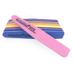 Nail Files 10pcs/lot Nail File Blocks Colorful 100/180 Sponge Washable Nail Sunshine Polish Sanding Buffer Manicure Nails Accessoires Tools 230531