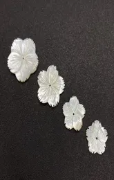 Other High Quality 1Pcs Natural Carved Mother Of Pearl White Flower Shell Beads For DIY Fashion Earrings Jewelry Making Findings8651633
