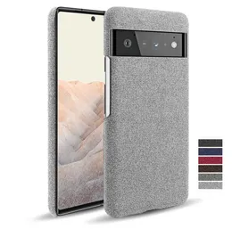 For Google Pixel 6 Pro 6pro 4A 5G 5A Funda Luxury Cloth Texture Fitted Phone Case For Google Pixel 4 3A 3 2 XL Pixel6 Capa Cover4143484