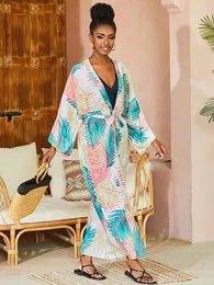 Women's Swimwear Kimono For Women Beach Cover Up Loose Beachwear Swimsuit Cover-Up Tunic Sarong Kaftan Bikini Maxi Dress