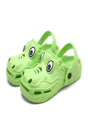 kids Mules Clogs summer Boys and girls dinosaur sandals Toddler Slipper Dual use wearresisting slippers children garden shoes L6063756321