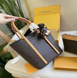 Wallets 2022 women Excellent Quality Orignal real leather fashion women shoulder bag Tote designer handbags presbyopic shopping ba2412919