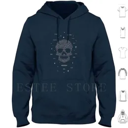 Men's Hoodies Hacker Skull Long Sleeve Hack Code Coders Pc Computers