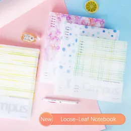 1 unidad de cuaderno de hojas sueltas KOKUYO Campus, libro diario A5 B5, planificador diario, suministros para oficina y escuela, diario