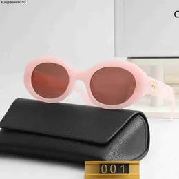 2023 New C Family UV Protection Cute Round Frame Sunglasses Ins Buy one pair of sunglasses and send two