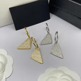 New Diamond Charm earrings designer for Woman 925 silver needle earrings Fashion Jewelry Supply