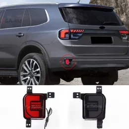 Ford Everest Endeavor 2022 2023 Tampon Işık Arka Sisli Fren lambası dönüş sinyali için 2pcs LED Reflektör Işığı