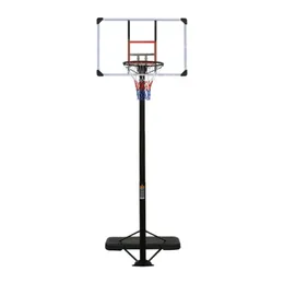Sistema di canestro da basket portatile Supporto da basket regolabile in altezza per adolescenti Adulti Indoor Outdoor con ruote, tabellone da 43 pollici
