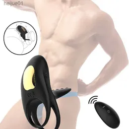 Télécommande sans fil Cock Ring Vibrator Pénis Anneaux Vibrateur Pour Hommes Pénis Masseur Adult Sex Toys Masturbateur Masculin L230518