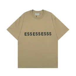 Erkek ve Kadınlar Klasik T-Shirt Moda Markası Baskılı Yansıtıcı Yaz Kısa Kollu Moda T-Shirt AB Boyutu S-XL