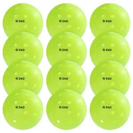 Piłki tenisowe A11N S40 Outdoor Pickleball zatwierdzony 12Pack Neon Green 230531