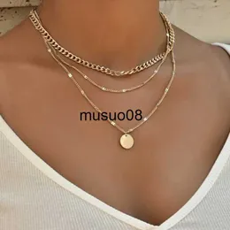 Pendant Necklaces Vintage Necklace on Neck Chain Women's Jewelry Layered Accessories for Girls Clothing Aesthetic Gifts Fashion Pendant 2022 J230601