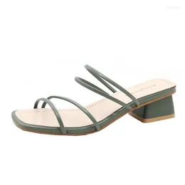 Sandalen Frauen Sommer Ladies Mode lässig einfache Frauenschuhe Sandalias Mujer Verano 2023 Designer