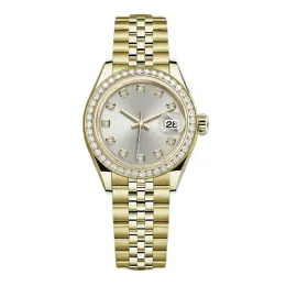 relógios femininos de diamantes masculinos máquinas automáticas data tamanho 36MM 31MM 28MM Vidro de safira à prova d'água Montres pour dames senhoras