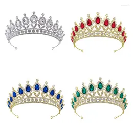 Headpieces Cheerfeel HP-560 Headpiece Bridal Handmade Crystal Hair Accessories Princess Wedding Flower Crown Tiara