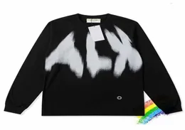 Men039s TShirts ALYX 1017 9SM Graffiti Inkjet Functional Long Seve TShirt Men Women 1 1 Top Version ALYX T Shirt Tops Tee 1008649305