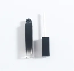 Bottiglie di stoccaggio Barattoli Vuoto sfumato nero lip gloss tube 5ML Labbra gloss contenitore trucco plastica Ricaricabile JL5677