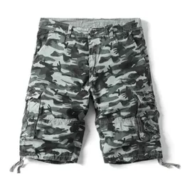 2022 Summer New Camo Tactical Multi color Outdoor Cargo Men's Cotton Casual Loose Shorts P230602