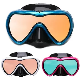 Diving Masks Professional Scuba Mask and Snorkels AntiFog Goggles Glasses Swimming Easy Breath Tube Equipment 230601