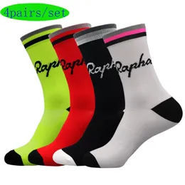 Sportsocken 4 Paare/Set Radsocken Herrensocken Kompressionssocken Calcetines Ciclismo Hombre Profesional Sportsocken Fußballsocken 230601