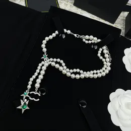 2023 Designer de colar feminino exclusivo Colar de joias de designer lindas joias da moda feminina colar de pérolas presente de festa