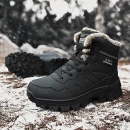 2023 nowe ciepłe buty Męskie modne trampki Winter Outdoor Snow Boots Niepoślizgowe Wodoodporne buty armii buty turystyczne