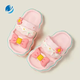 サンダルMo Dou Girl's Summer Soft Baby Toddler Eva Non Slip Bowknot Flower素敵な通気性靴ウェアラブル快適230601