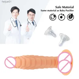 Dildo artificial de massagem, brinquedo sexual feminino, pênis falso, pênis, vagina, ponto G, massageador de ponto G, plugue de bunda forte otário, produto adulto para mulher L230518