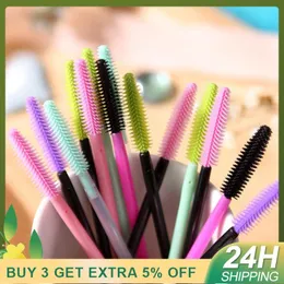 Curler 50pcs Eyelash Brush Fruckable Shotable Stuper Tower Tower Tower Color Silicone Brush Brush Silicone Shopy Brush