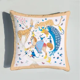 Croker Horse Design Embroidered Horse Sofa Cushion Cover Pillowslip Pillowcase without core Home Bedroom Car Seat Backrest Cover