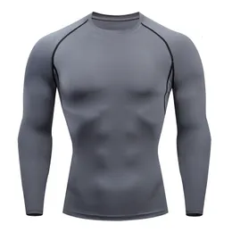Camisetas Masculinas Masculinas Compression Running T-Shirt Fitness Tight Sleeve Long Sport tshirt Training Jogging Shirts Gym Sportswear Top Dry Dry 230601