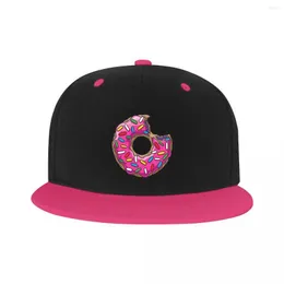 Ball Caps Custom Donut Doughnut Baseball Cap Flat Skateboard Snapback Men Women's Adjustable Circular Bread Hip Hop Dad Hat