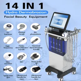 Multifunzionale 14 in 1 diamante Hydra Water Jet Aqua Peel Hydro Dermabrasion Care della pelle Photon Besho