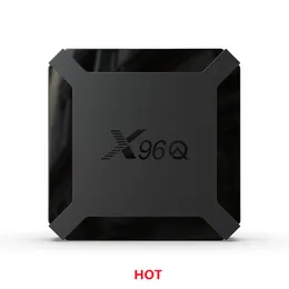 X96Q TV BOX ANDROID 10 OS 1GB 2GB RAM 8GB 16GB ROM 4K 2.4G WiFi AllWinner H313クアッドコアスマートTVBoxメディアプレーヤー