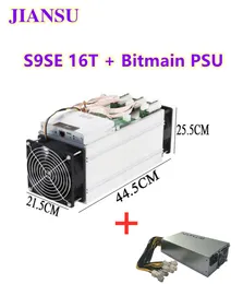 Miners Used Antminer S9se 16th/s with Bitmain Psu Bch Btc Miner Better Than 13.5t 14t S9j 14.5t S9k S15 S17 T15 T17 Whatsminer M3 T1