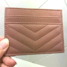 INS mens womens card holder luxurys designers wallets credit wallet purse designer purses brand real leather cardholder Inhaber de308p