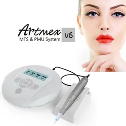 Artmex V6 Rotary Tattoo Machine Permanente Make-up Wenkbrauw Tattoo machine Micropigmentatie Apparaat Eye Brow Lip derma Pen