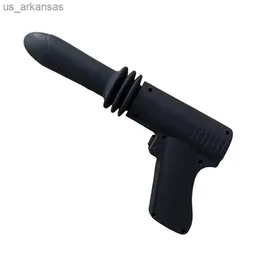 Sex Gun Machine Telescopic Dildo Vibrator Automatic Up Down Massager G-Spot Tryck infällbar fitta Toy Sex Toys för kvinnor L230523