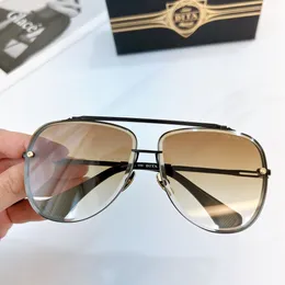 Men's sunglasses dita gold vacuum plating sunglasses minimalist design polygonal diamond trimming process
