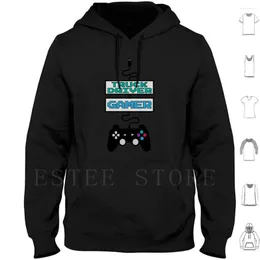 Men's Hoodies Truck Driver Gamer Design Quote Player Funny Addict Gaming Video Games Cool Cute Phone Quotes Game