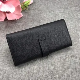 Wallet women long wallets leather fashion Holders single zipper pocke men lady ladies purse with genuine206p